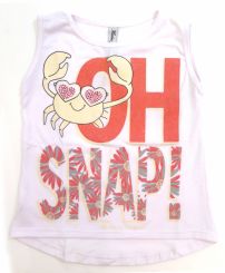 Remera Manga Corta Con Brillo Tachas Cangrejo