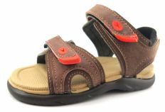Sandalia 2 Velcros Cuero - Abrojo