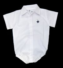 Body Camisa Manga Corta Liso