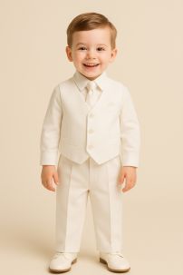 Conjunto Chaleco Camisa Pantalón Y Corbata 