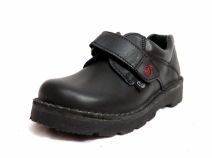  Zapato Colegial Mango Con Velcro OUTLET