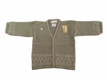 Saquito de Cashmilon Lisos Escote en V Combinados 2 colores