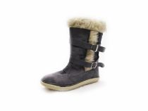 Bota Piel Dos Hebillas con Piel