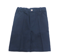 Bermuda de Gabardina con Cintura Elastizada 
