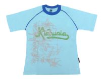 Remera Manga Corta Estampado Metalizado