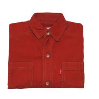 Camisa Manga Larga de Algodon Dos Bolsillos