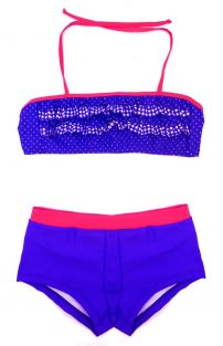 Malla nena Bikini- conjunto culotte y corpiño