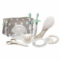 Set de Bienvenida - Incluye Cepillo (Cabello), Cepillos dentales iniciales, Chupete, Tijera Uñas