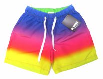 Short De Baño Microfibra Con Cintura Elastizada Regulable