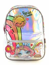 Mochila Espalda Poopsie Slime Surprise Tornasol - Con Bolsillo Frontal - 45 cm - Unicornio