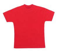 Remera Algodon Lisa Manga Corta Colegial