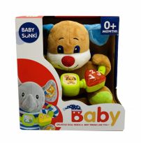 Peluche Didactico Perro Con Luz Y Sonido 