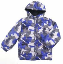 Campera De Abrigo Camuflada Con Polar Interior