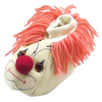 Pantufla Payaso flecos con puño e interior corderito