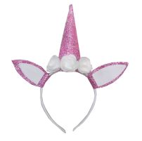 Vincha Unicornio Con Flores 