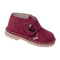 Bota Desierto Velcro Gamuza Goma Crepe Con Aplique