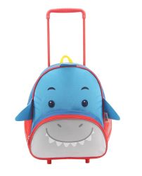 Mochila Con Carro Jardin Animal - Tiburon