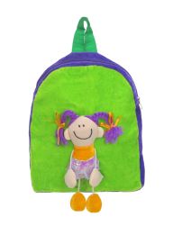Mochila Peluche de Espalda Con Muñeca de tela 