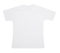 Remeras Blanca Algodon Manga Corta
