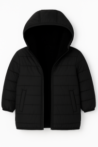 Campera Termica Impermeanble Con Interor de Piel y Capucha Desmontable 