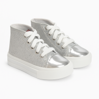 Bota Glitter Con Cordon