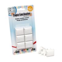 Tapa Enchufe Con Boton X 6