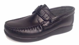 Zapato Colegial Nautico con velcro