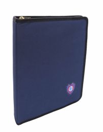 Carpeta N° 3 Forrada En Tela Con Cierre 3 Ganchos- Lisa 