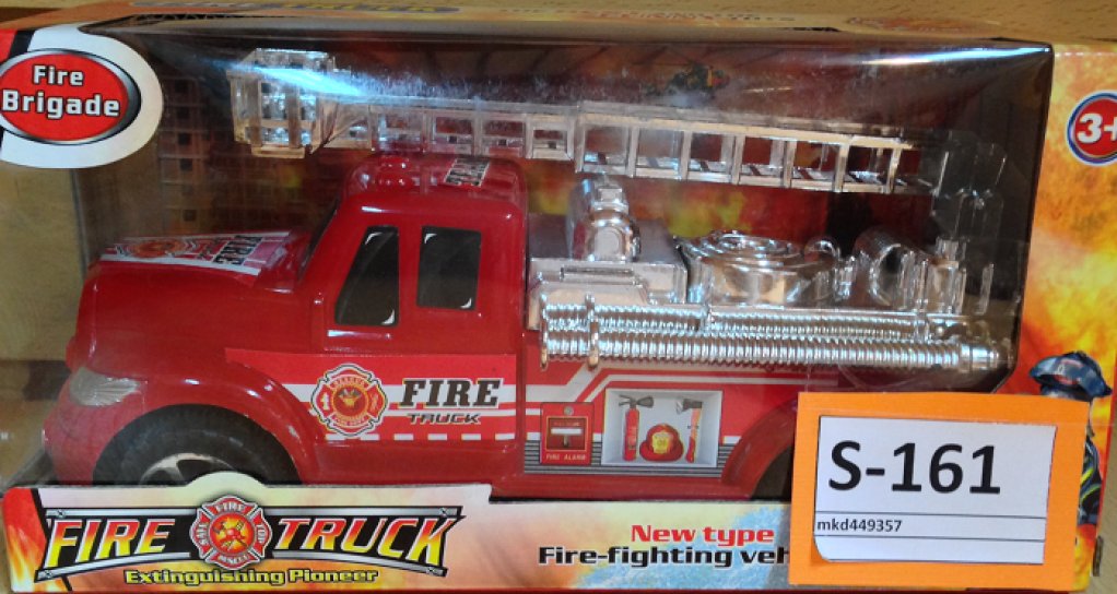 Camion de Bomberos Autobomba Fire Truck a Friccion