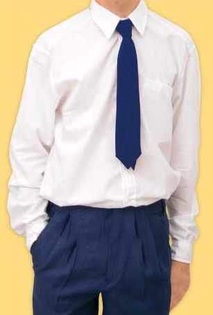 Camisa Colegial Manga Larga