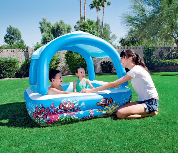 Pileta Inflable con Techo Desmontable.