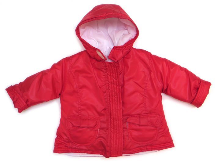 Campera con Capucha Microfibra y Wata