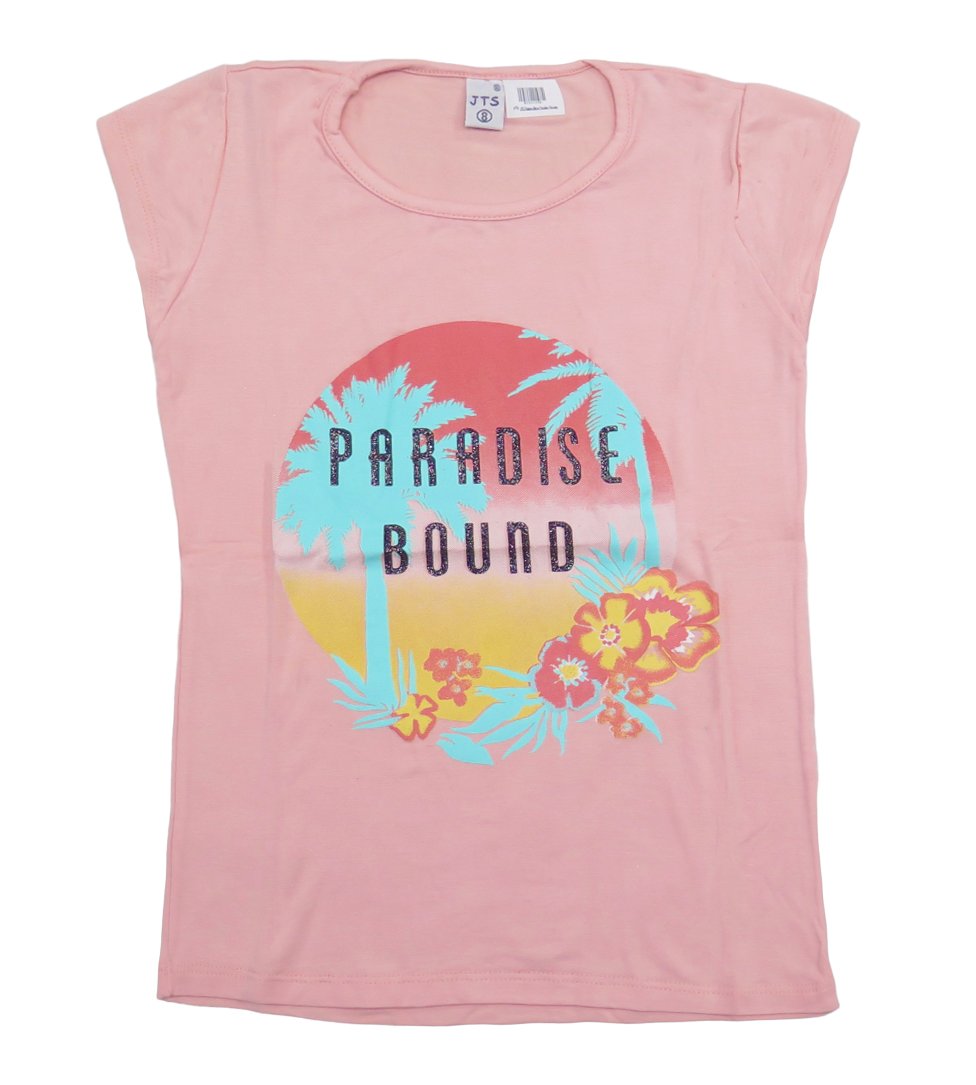 Remera Nena Paradise Viscosa M/C