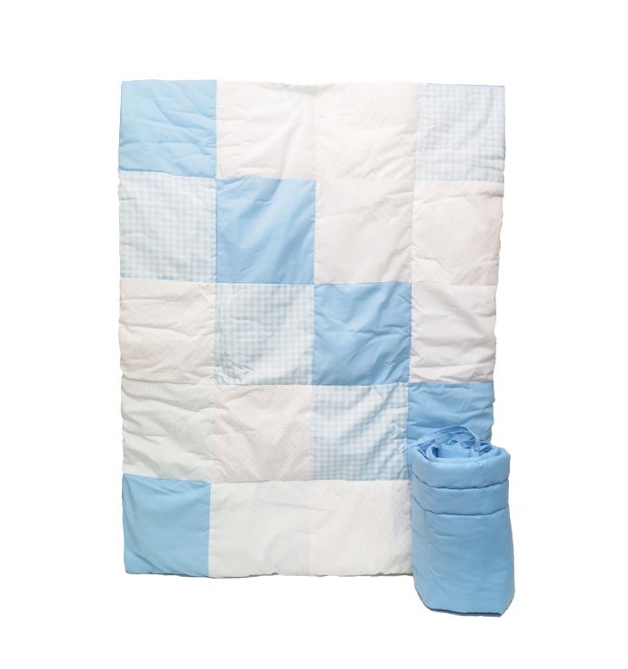 Acolchado Cuna Estampado Patchwork