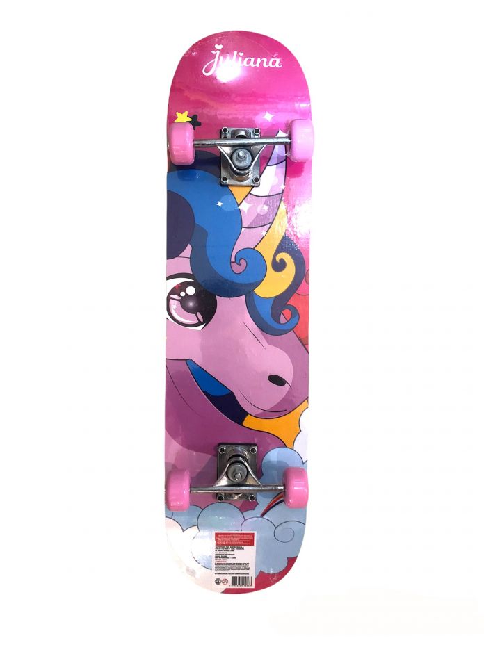 Skate Unicornio Juliana - Ruedas PVC
