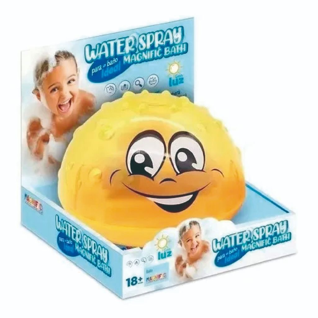 Domo Lanza Agua Con Luz - Juego De Baño - Water Spray Magnific Bath