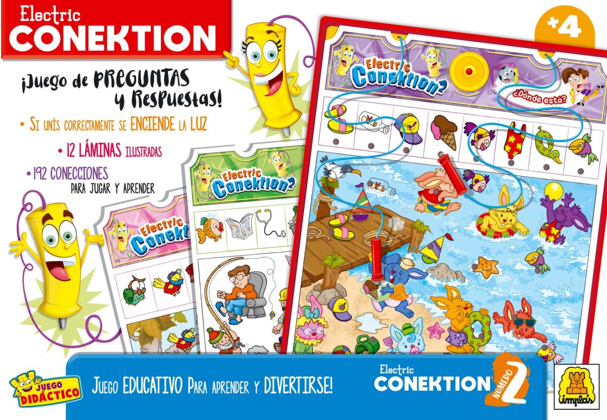 Electric Conektion - Juego De Preguntas Y Respuestas - Juego Didactico