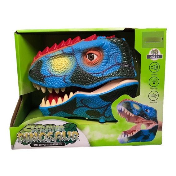 Titere Marioneta Dinosaurio Con Luz Y Sonido - Con Spray De Humo