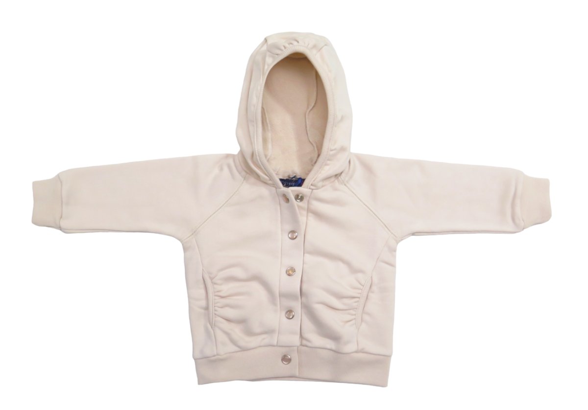 Campera de Algodon Rustico con Capucha