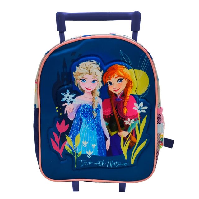 Mochila Con Carro Jardin Frozen - 12 Pulgadas