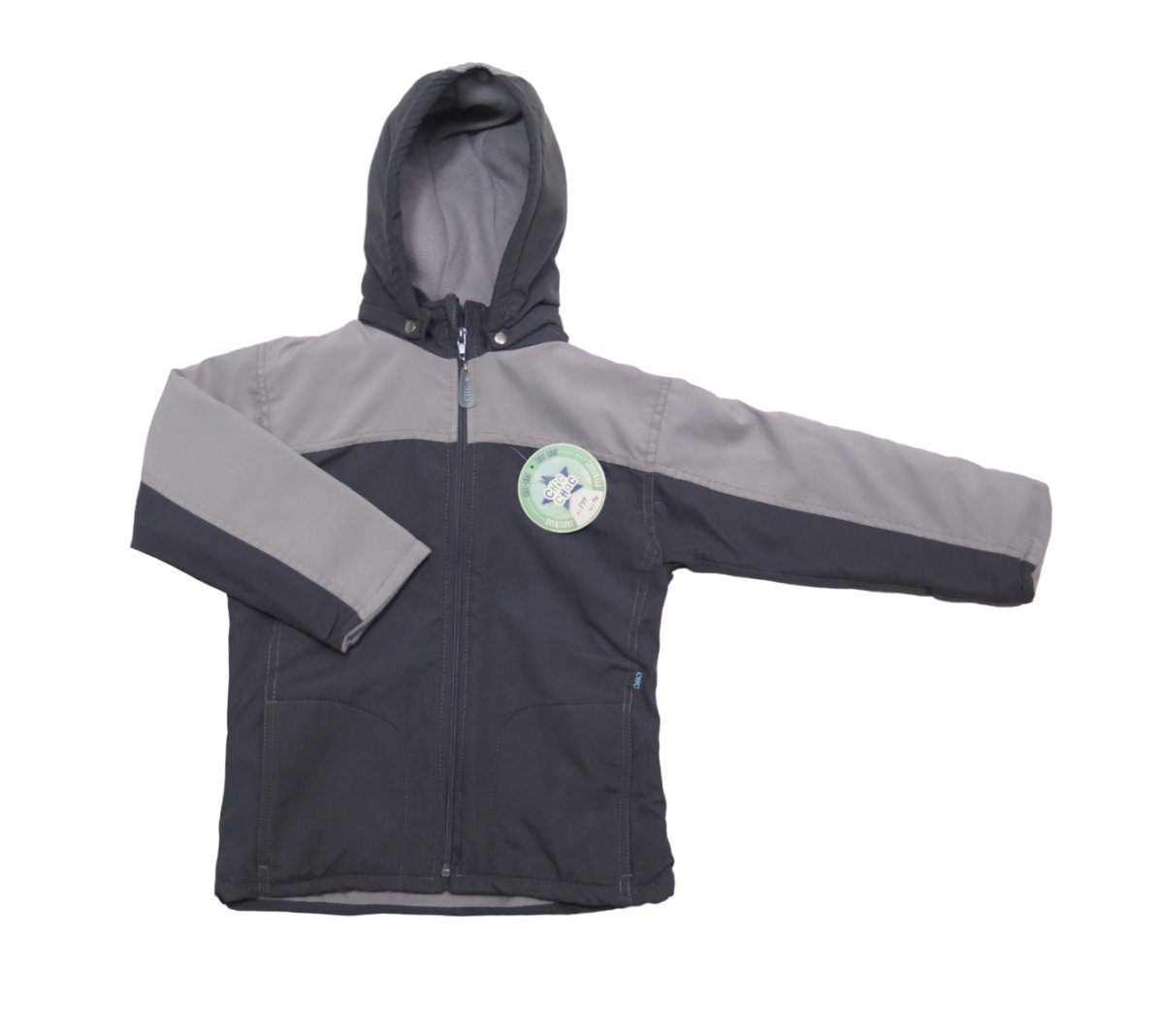 Campera Microfibra Interior Polar Capucha Desmontable