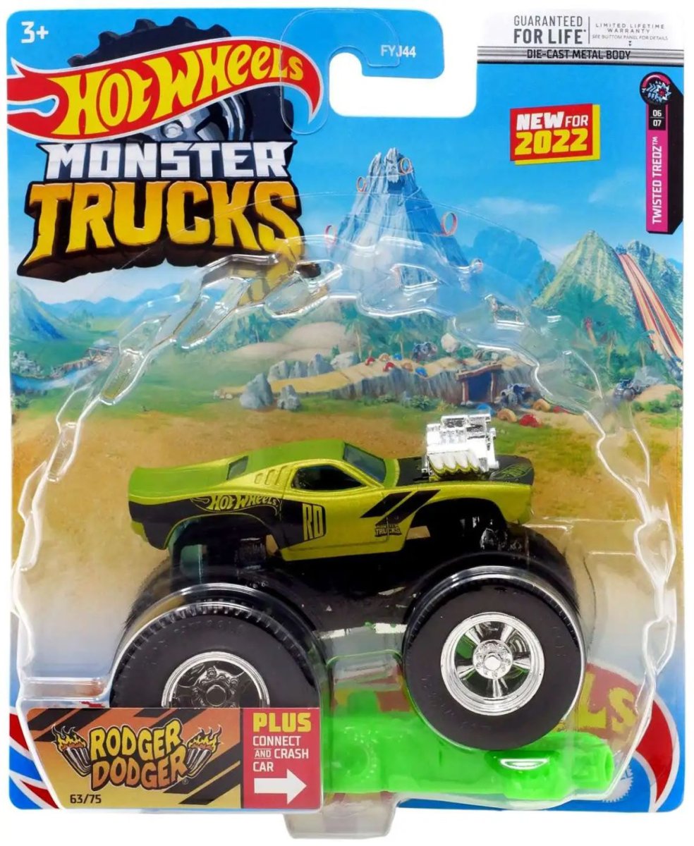 Hot Wheels Vehiculo Monster Trucks - Rodger Dodger