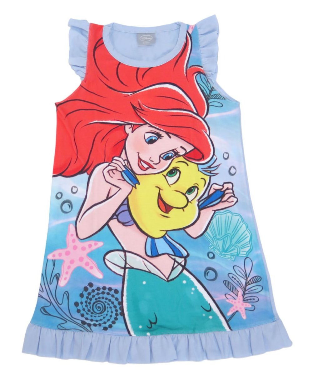 Camison De Algodon Sirenita (Princesa) Con Estampado