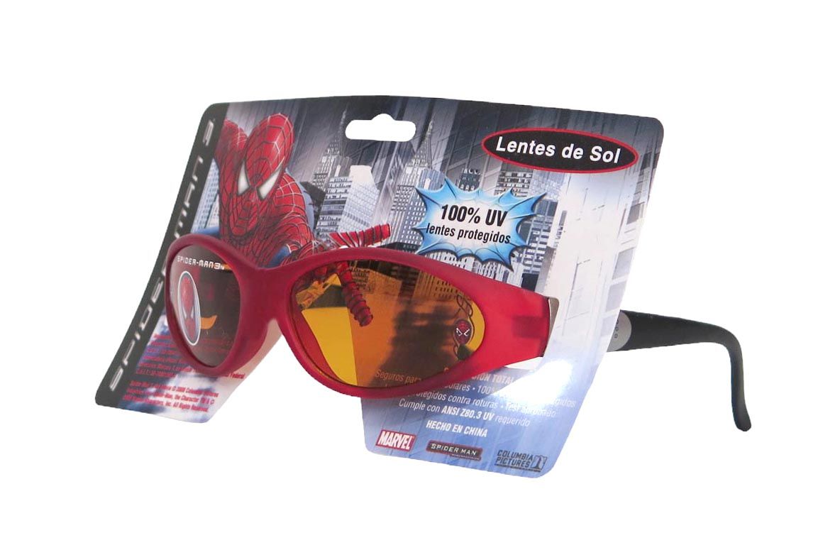 Anteojos  Lentes Filtro UV Spiderman - Hombre Araña
