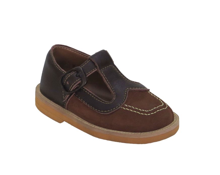 Guillermina  combinada cuero y Gamuza tipo kickers