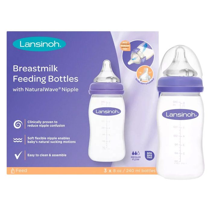 Kit De 3 Mamaderas Anticolicos tetina Flujo M 240ml