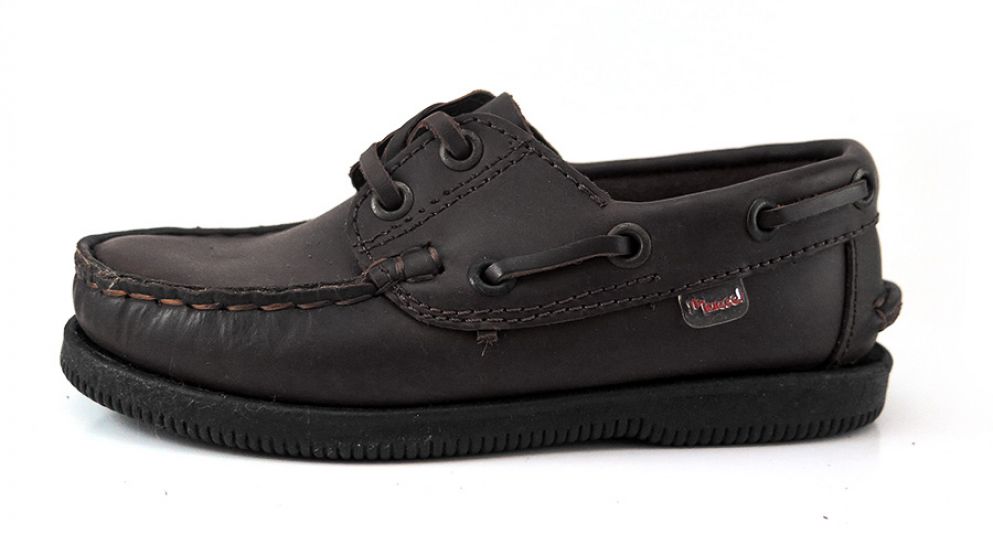 Zapato Nautico Colegial Con Cordon