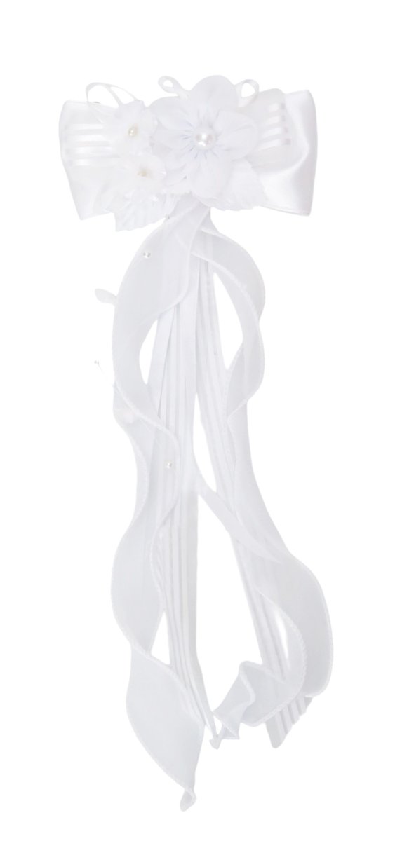 Moño de comunion con organza