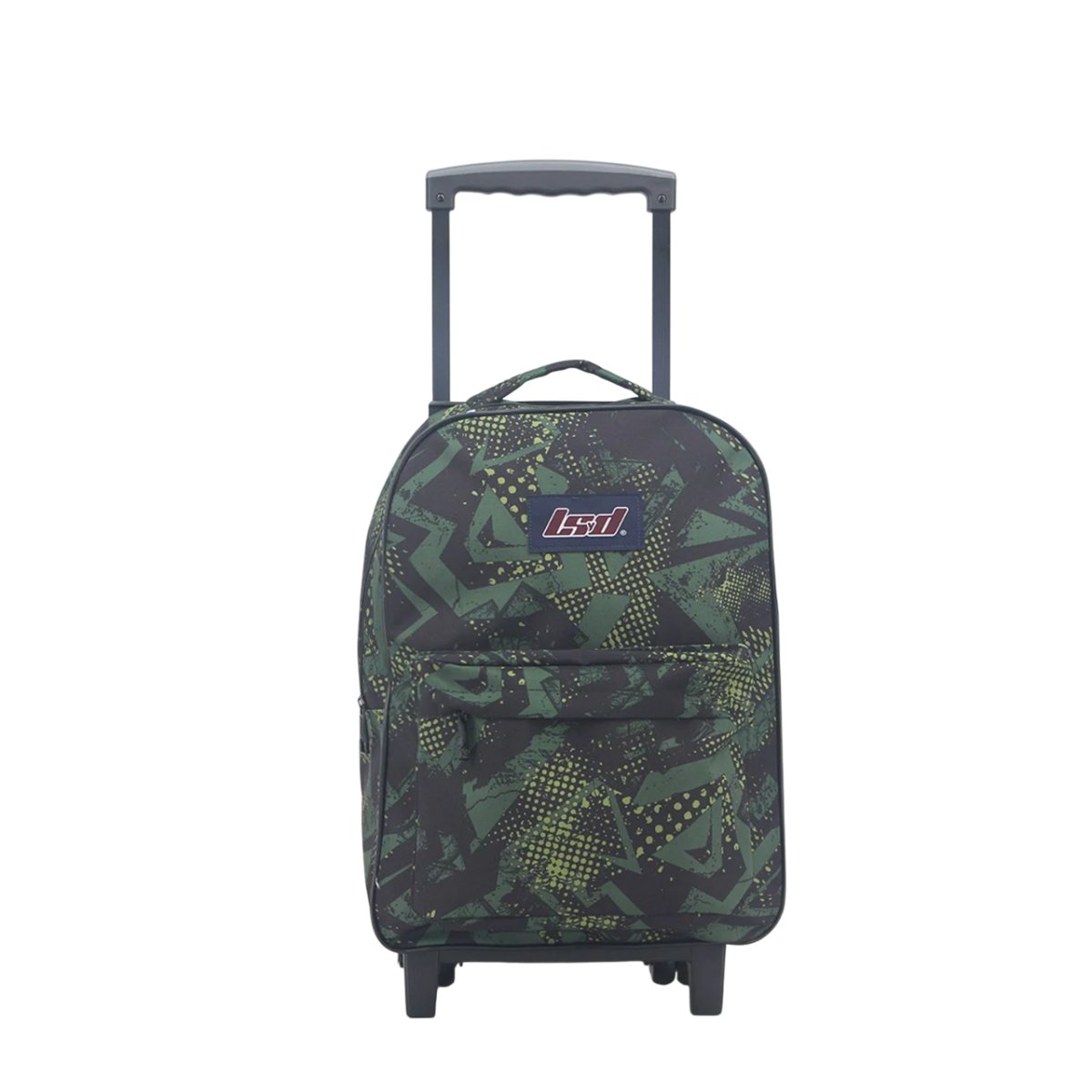 Mochila Con Carro Estampada Con Bolsillo Frontal