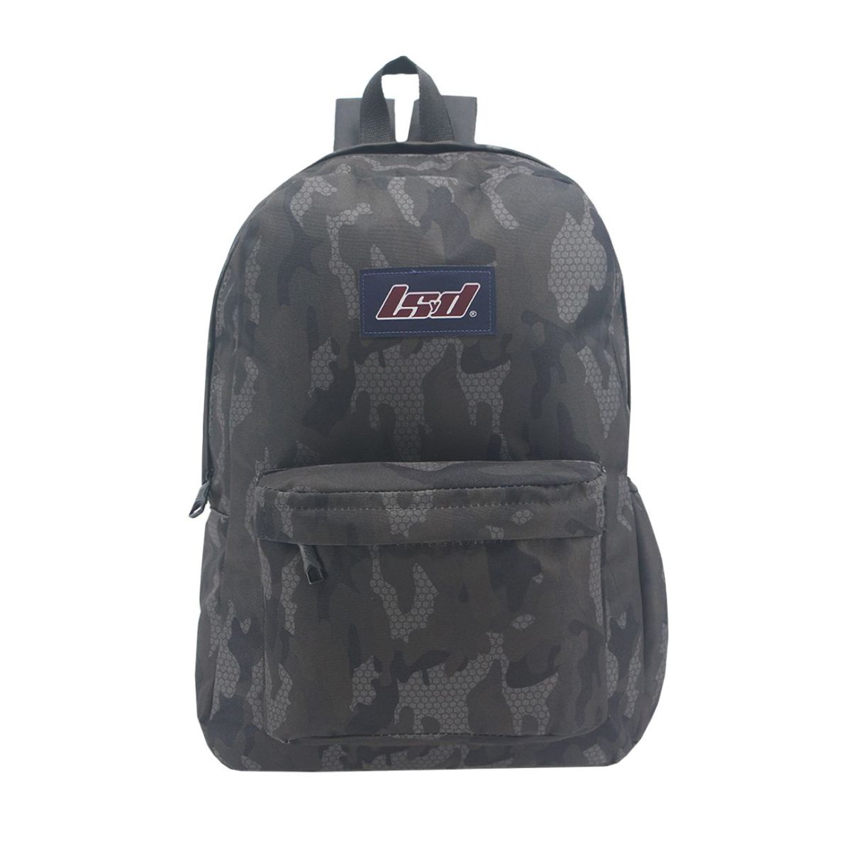 Mochila Espalda Camuflada Con Bolsillo Frontal